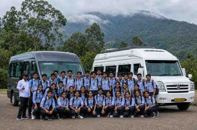 Book tempo traveller in bangalore for school and collage trip